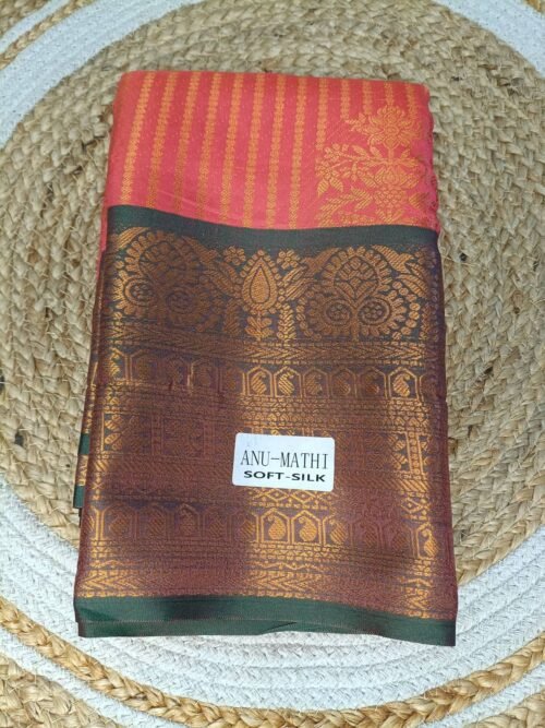 Soft Silk - Vaira oosi Saree - Baby Pink