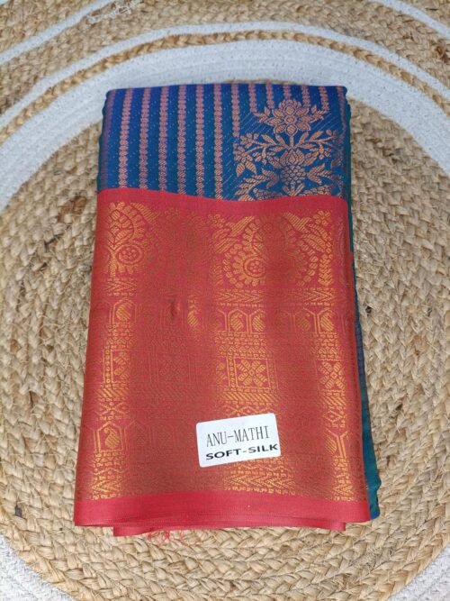 Soft Silk - Vaira oosi Saree - Purple